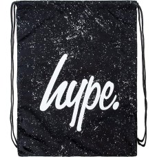 Hype - Black White Speckle Drawstring Bag